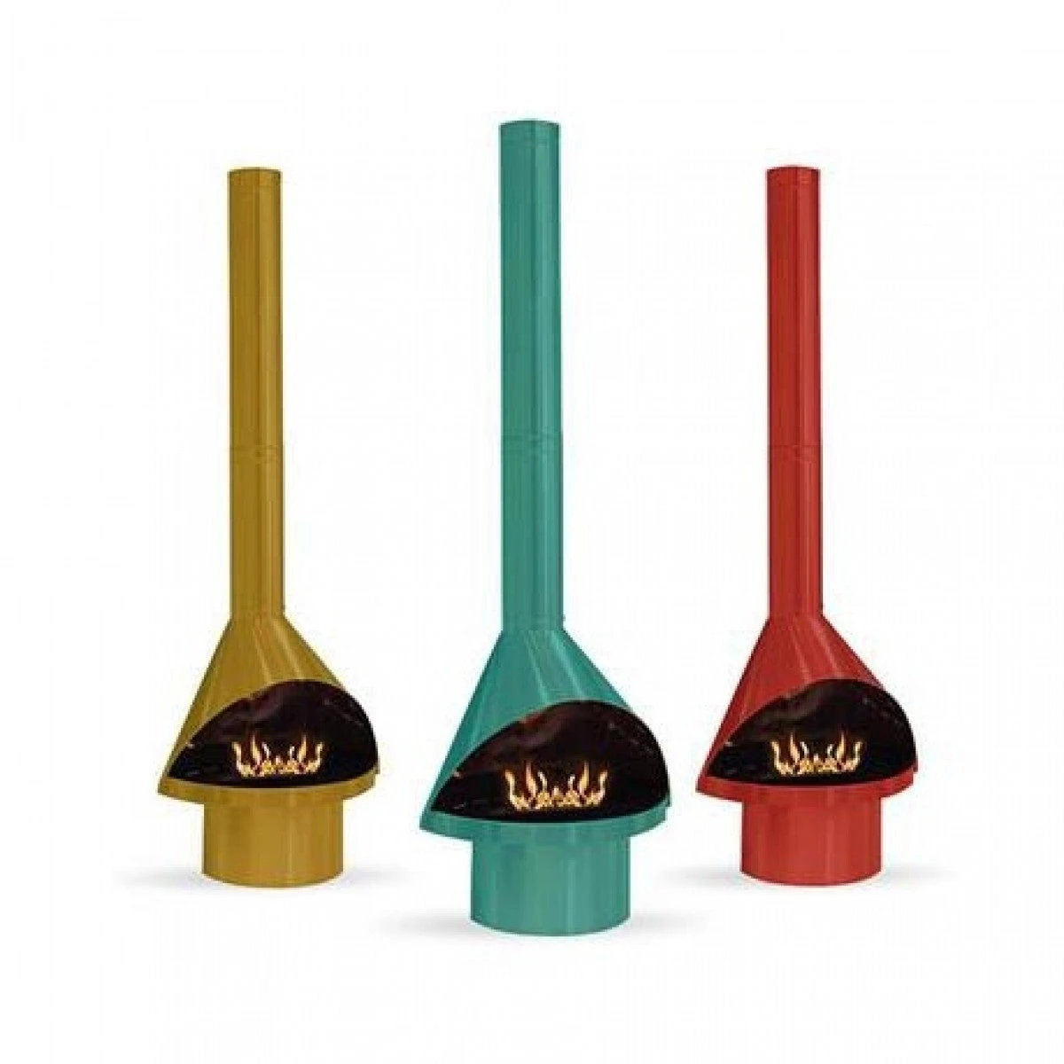 34" Zircon Gas Direct Vent Fireplace With Matching Base In Powder Coat 3 34" Zircon Gas Direct Vent Fireplace With Matching Base In Powder Coat