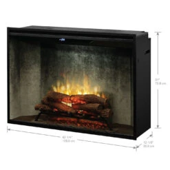 Dimplex Revillusion 42" Built-In Firebox- Weathered Concrete- RBF42WC -HearthHome nxedll32bijtn5ms427z KvkRnm Y zoom