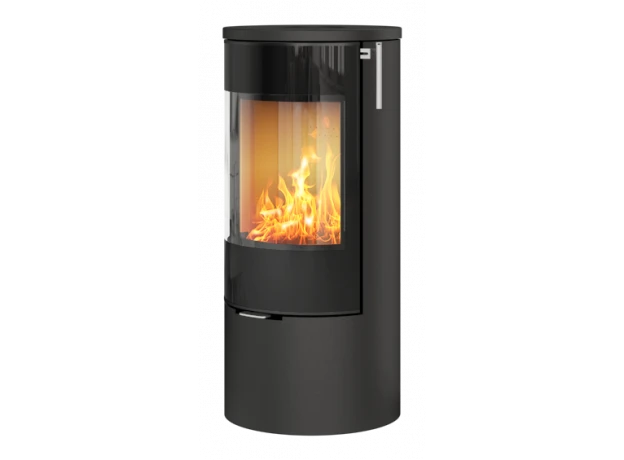 Viva L 100 Gas Stove With Glass Door In Black 3 Viva L 100 Gas Stove With Glass Door In Black