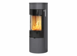 Viva L 120 Gas Stove With Glass Door In Platinum