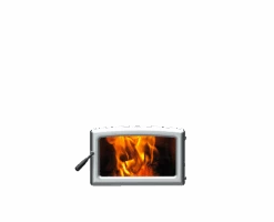 Summit Freestanding Wood Stove - Door Options- (PEDR46BNA) Brushed Nickel