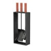 Rais Tetra- Black With Brown Leather Handles -HearthHome tetra 20leather.c515a5c3