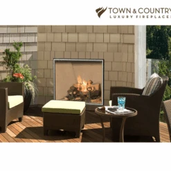 TC42 Series Modular Outdoor Direct Vent Gas Fireplace