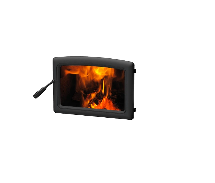 Super Wood Fireplace Insert - Door Options- (PEDR31WBKA) Metallic Black Door 3 Super Wood Fireplace Insert - Door Options- (PEDR31WBKA) Metallic Black Door