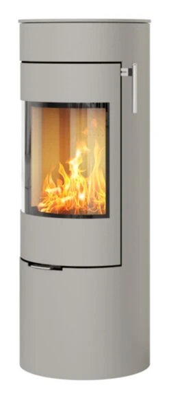 Viva L 120 Gas Stove With Steel Door In Nickel